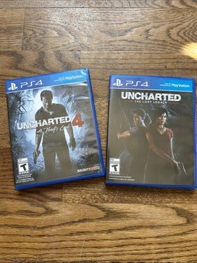 Sony PS4 Uncharted 4 & Uncharted: The Lost Legacy - Blue Cases